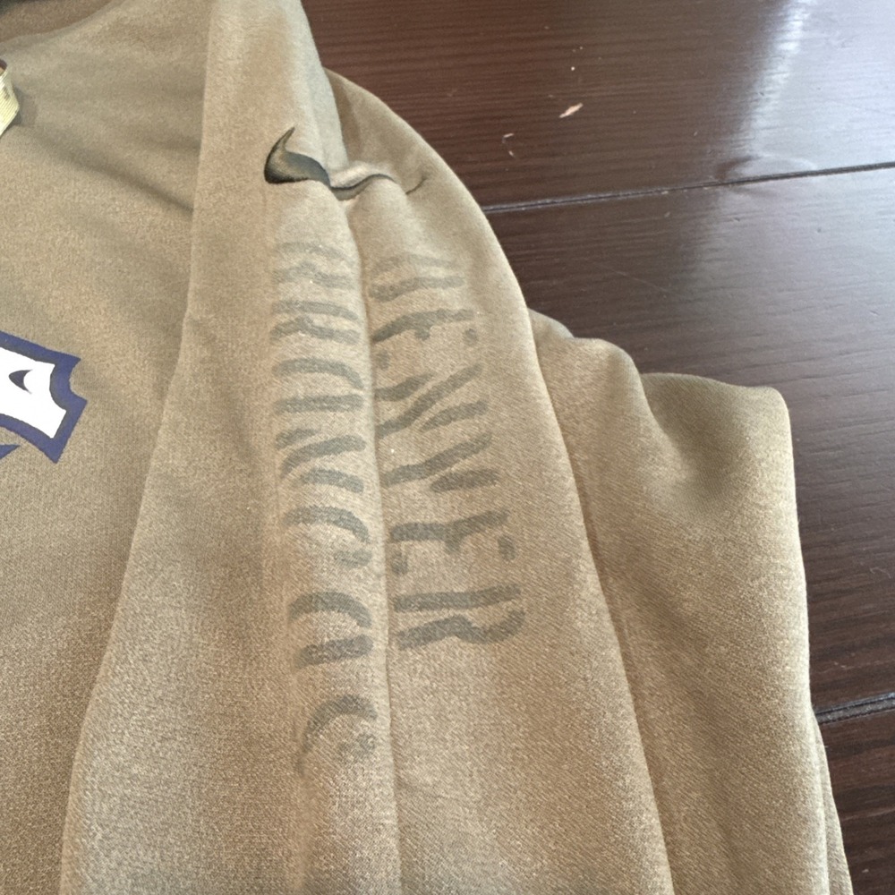 Nike Denver Broncos Salute to Service Hoodie Mens XL Olive Green Pullover Camo - Picture 5 of 16